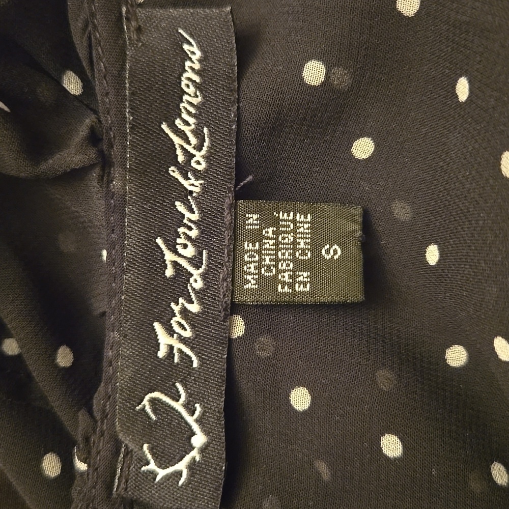 For Love & Lemons Black Polka Dot Sheer Maxi Dress - Picture 8 of 10